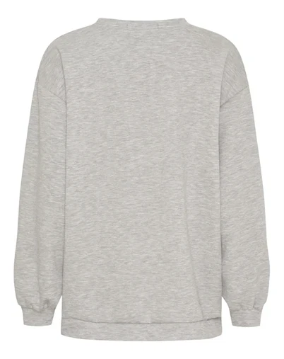 Marta du Chateau - MDChibiscus Sweatshirt - Grey/ Skyblue